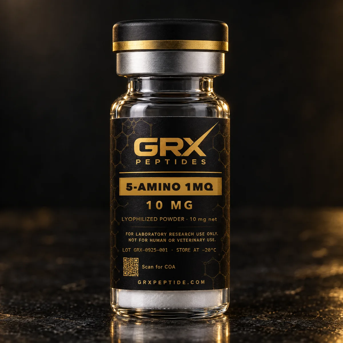 5-Amino 1MQ 10 mg research vial